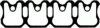 GLASER X53589-01 Gasket, cylinder head cover